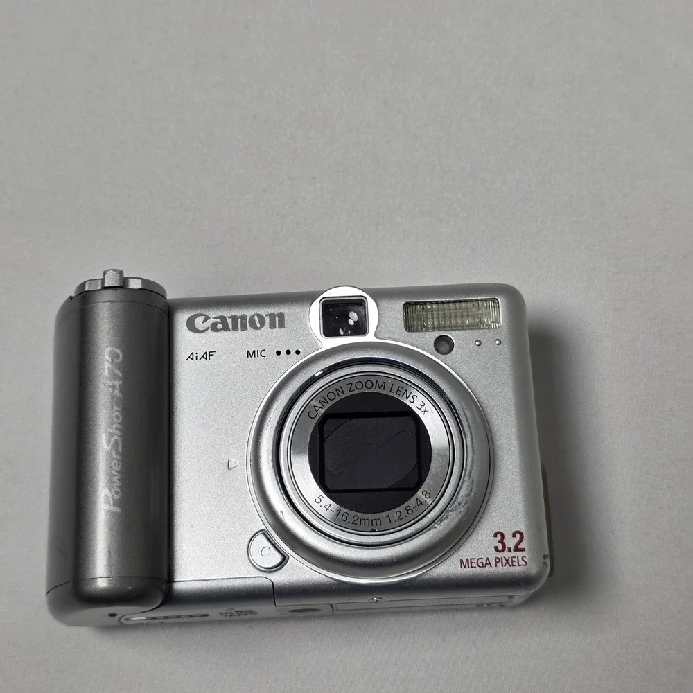 Canon PowerShot A70 Digital Camera 3.2MP 3x Zoom Vintage Y2K TESTED WORKS READ